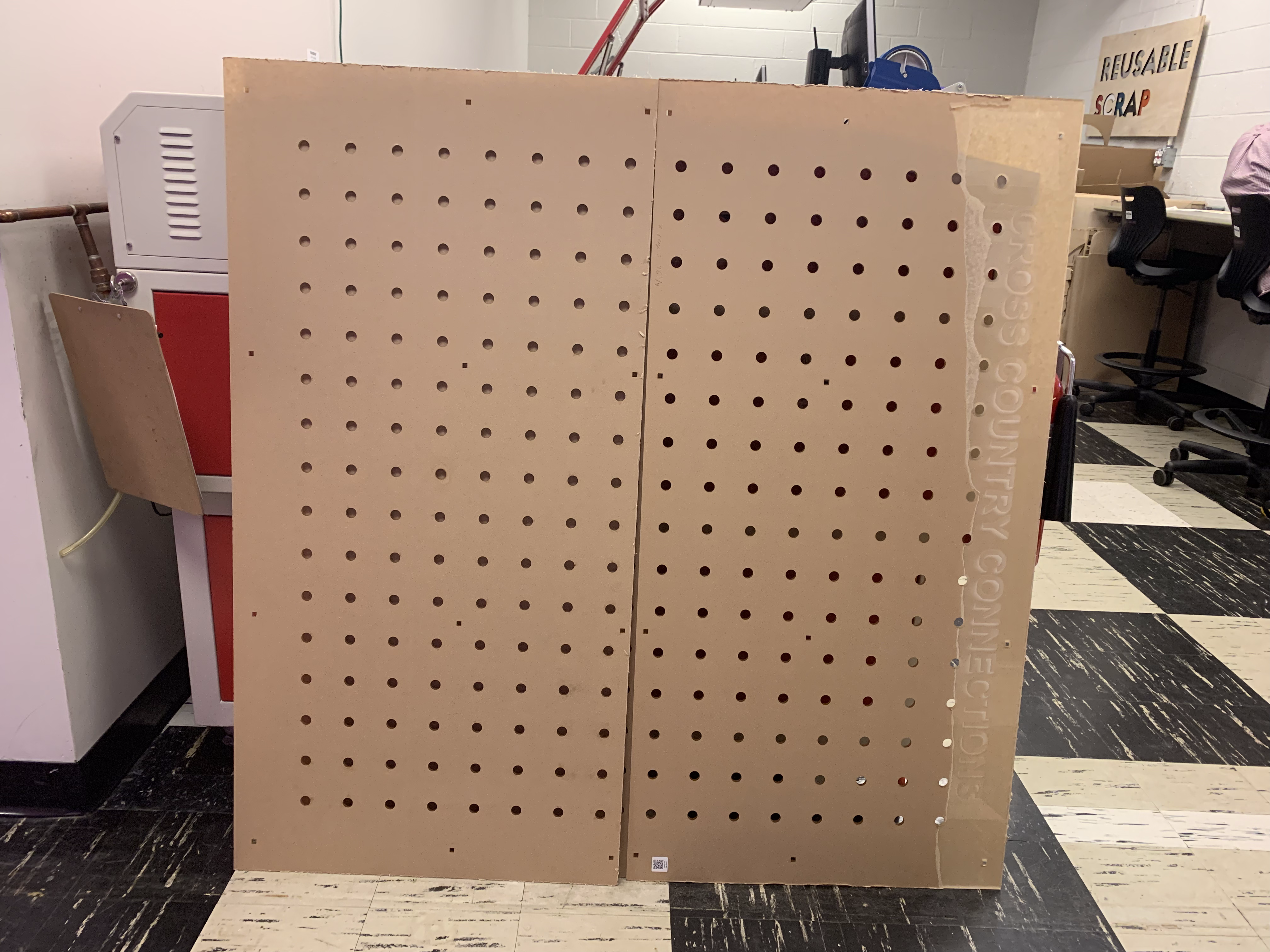 wood backing